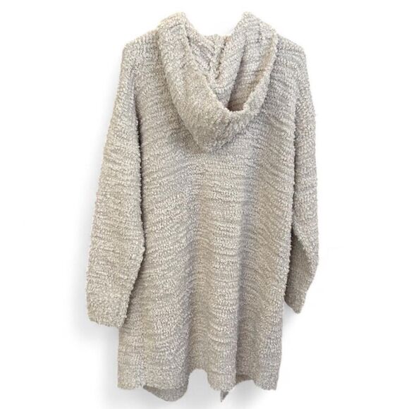 Rachel Zoe Cream Textured Cozy Knit Cardigan Sweater Duster, Size Large, NWT - Picture 4 of 7
